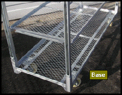 Light duty cart base.
